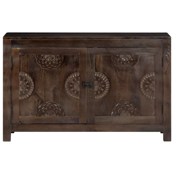 vidaXL Skjenk med utskåret design 110x35x70 cm heltre mango