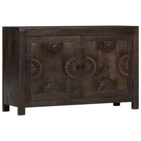 vidaXL Skjenk med utskåret design 110x35x70 cm heltre mango