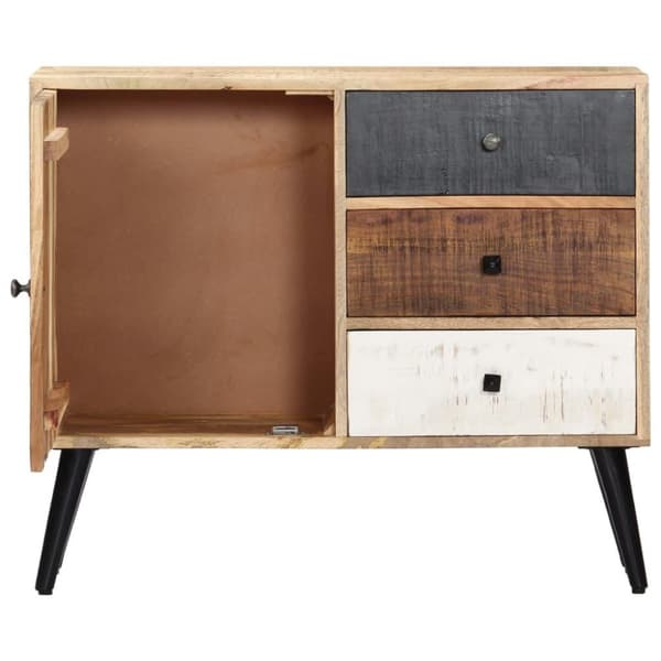 vidaXL skænk 88 x 30 x 73 cm massivt mangotræ