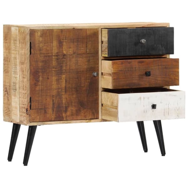 vidaXL skænk 88 x 30 x 73 cm massivt mangotræ
