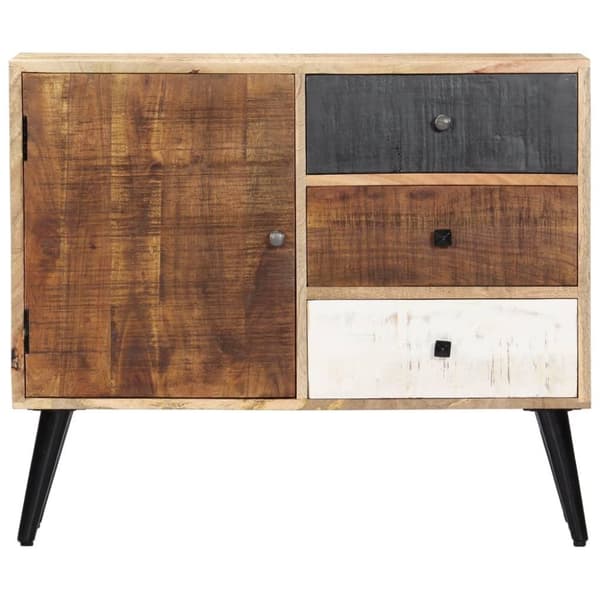 vidaXL skænk 88 x 30 x 73 cm massivt mangotræ