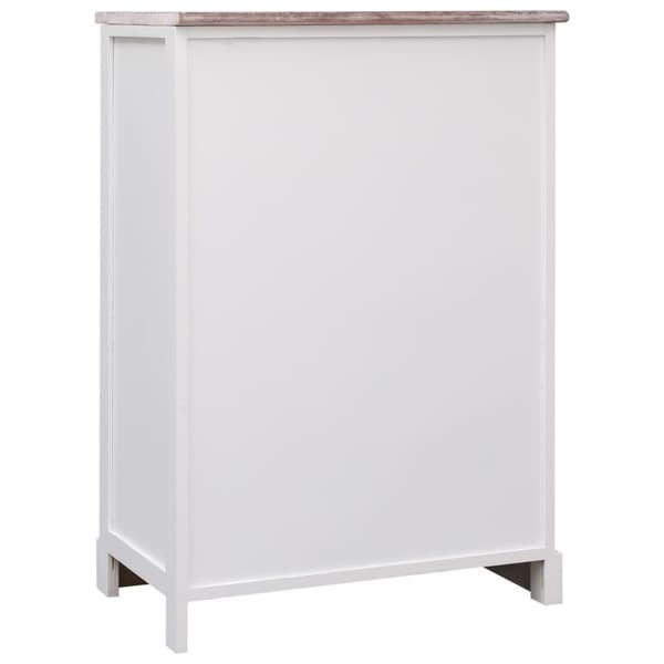 vidaXL skænk med 10 skuffer 113x30x79 cm træ brun