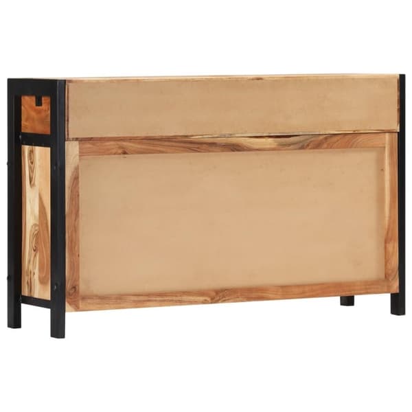 vidaXL skænk 120x35x75 cm massivt akacietræ