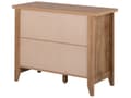 Miniatyrbillede 6 af 11: Kommode Lyst Træ MDF Spånplade 80 x 99 x43 cm 1 Låge og 3 Skuffer Udnyttes som TV Bord og Opbevaringsplads Retro Stil af Høj Kvalitet