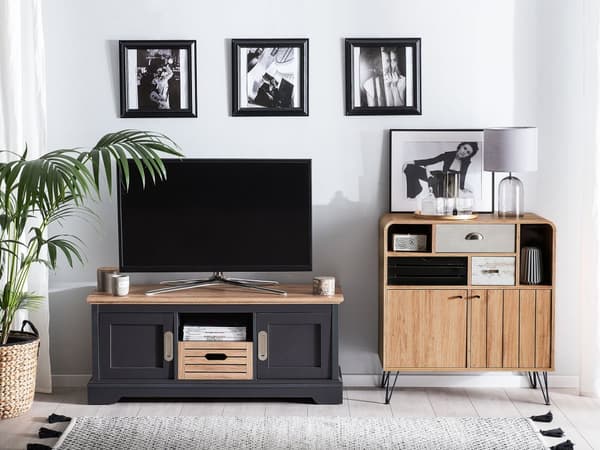 Senkki vaalea puinen lastulevy kaapit laatikot 80 x 40 x 87 cm retro 60 70 luku tyyli