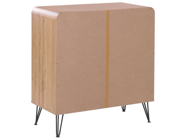 Senkki vaalea puinen lastulevy kaapit laatikot 80 x 40 x 87 cm retro 60 70 luku tyyli