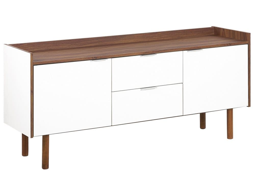 Skänk vit/mörkbrun MADERA