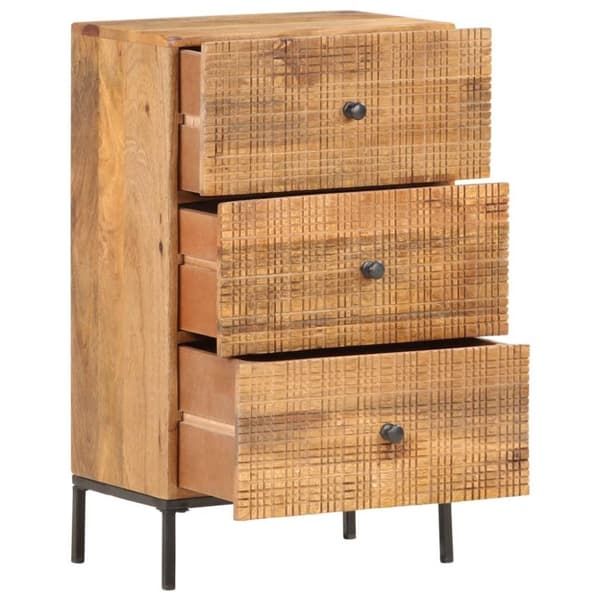 vidaXL skænk 45x30x75 cm massivt mangotræ
