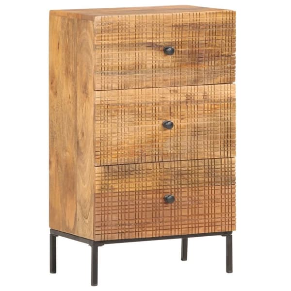 vidaXL skænk 45x30x75 cm massivt mangotræ