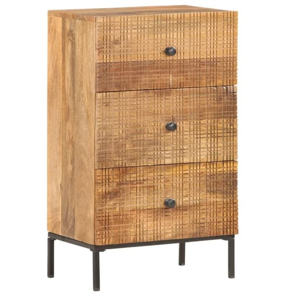 vidaXL skænk 45x30x75 cm massivt mangotræ