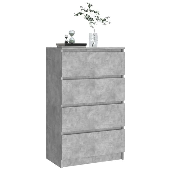 vidaXL skænk 60x35x98,5 cm konstrueret træ betongrå
