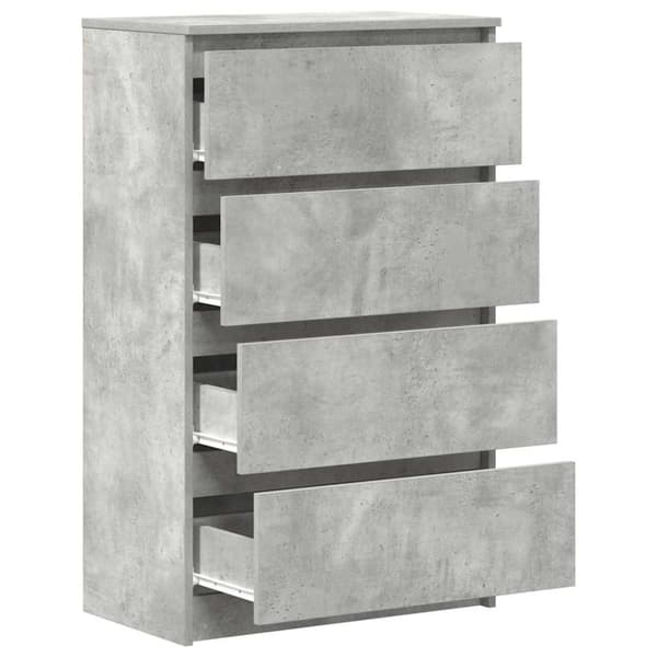 vidaXL skænk 60x35x98,5 cm konstrueret træ betongrå