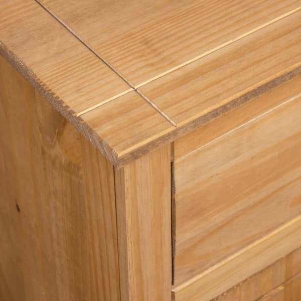 vidaXL Skänk 135x40x80 cm massiv furu panama