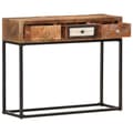 Miniatyrbilde 4 av 10: vidaXL Konsollbord gyllen 90x30x75 cm gjenvunnet heltre