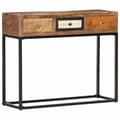 Miniatyrbilde 1 av 10: vidaXL Konsollbord gyllen 90x30x75 cm gjenvunnet heltre