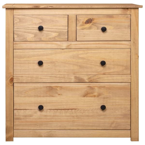 vidaXL skænk Panama-serien 80x40x83 cm massivt fyrretræ