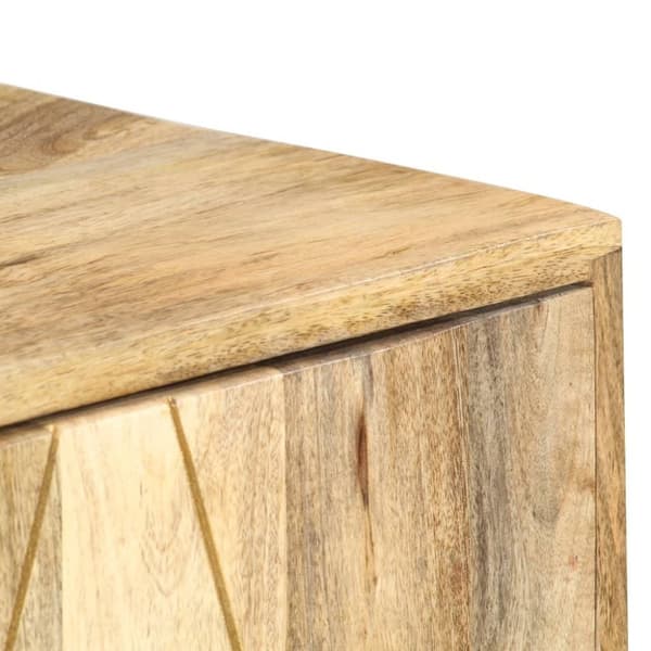 vidaXL skænk 118x30x75 cm massivt mangotræ