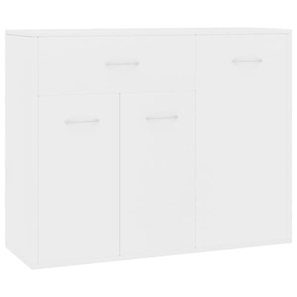 vidaXL Skjenk hvit 88x30x70 cm sponplate