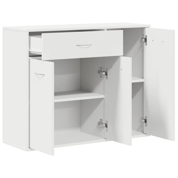 vidaXL Skjenk hvit 88x30x70 cm sponplate