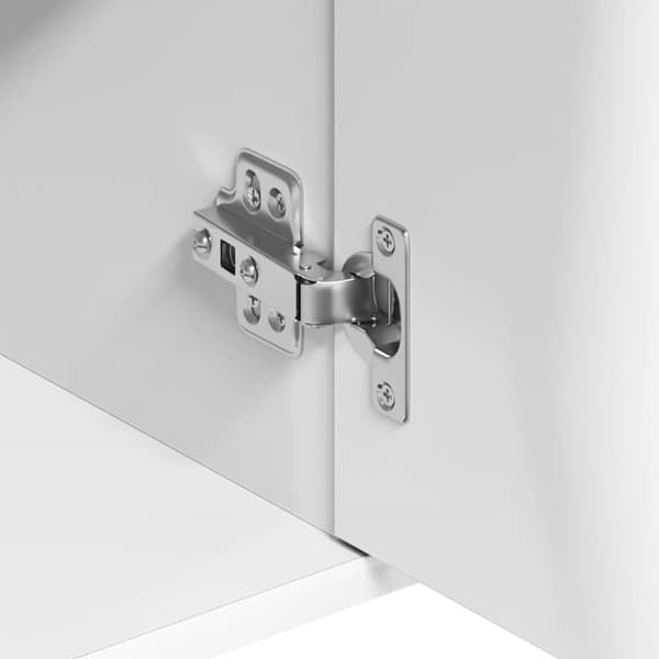 vidaXL Skjenk hvit 88x30x70 cm sponplate