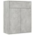 Miniatyrbilde 1 av 11: vidaXL Skjenk betonggrå 60x30x75 cm konstruert tre