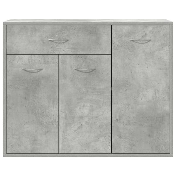 vidaXL Senkki betoninharmaa 88x30x70 cm lastulevy