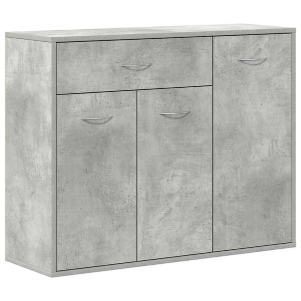vidaXL Senkki betoninharmaa 88x30x70 cm lastulevy
