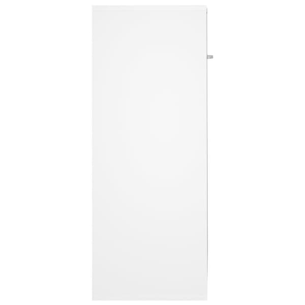 vidaXL Senkki valkoinen 60x30x75 cm lastulevy