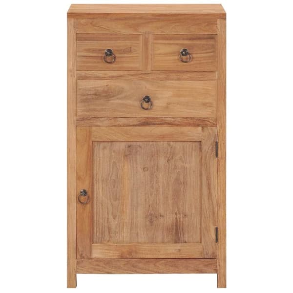 vidaXL Skänk 50x30x90 cm massiv teak