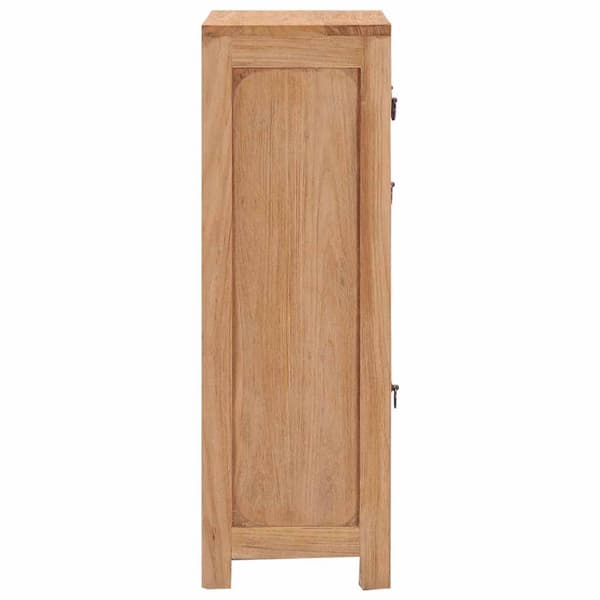 vidaXL Skänk 50x30x90 cm massiv teak
