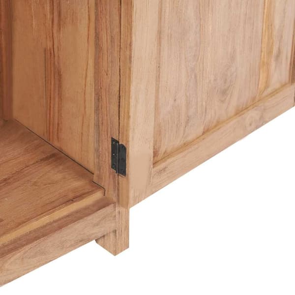 vidaXL Skänk 50x30x90 cm massiv teak
