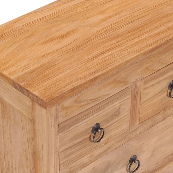 vidaXL Skänk 50x30x90 cm massiv teak