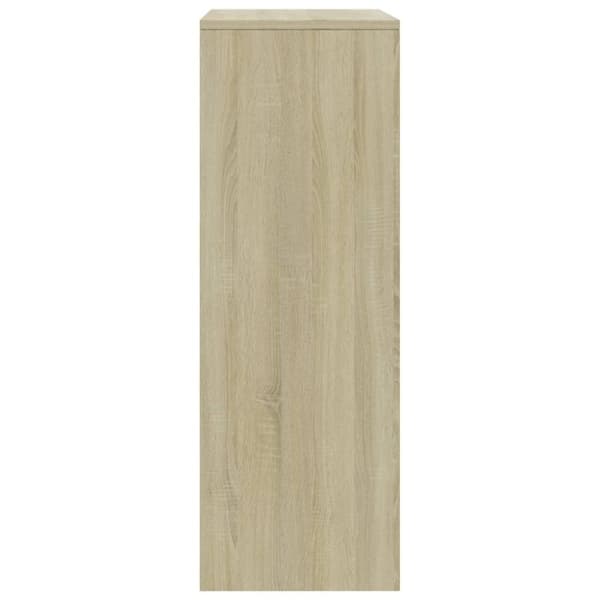 vidaXL Skjenk med 6 skuffer sonoma eik 50x34x96 cm konstruert tre