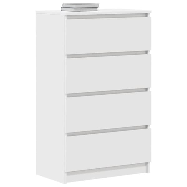 vidaXL Senkki valkoinen 60x35x98,5 cm tekninen puu
