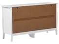 Miniatyrbillede 6 af 9: Kommode Hvid Skænk med 6 skuffer 75 x 130 cm Stue Soveværelse Gang Opbevaringsskab Moderne Fransk Stil
