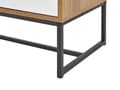 Miniatyrbillede 9 af 10: Skænk Lyst Træ Hvide Metalben Opbevaringsskab 4 Låger 100 x 76 cm Moderne Stil Traditionelle Stuemøbler