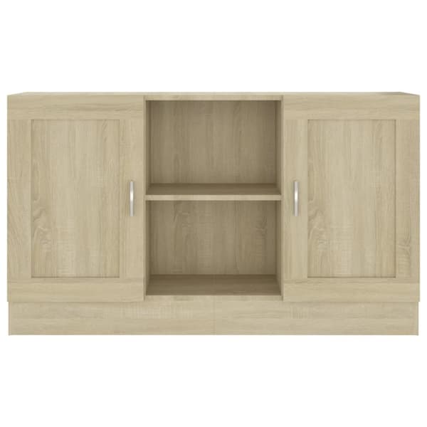 vidaXL skænk 120x30,5x70 cm konstrueret træ sonoma-eg