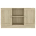 Miniatyrbilde 7 av 10: vidaXL Skjenk sonoma eik 120x30,5x70 cm konstruert tre