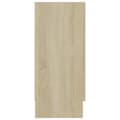 Miniatyrbilde 8 av 10: vidaXL Skjenk sonoma eik 120x30,5x70 cm konstruert tre