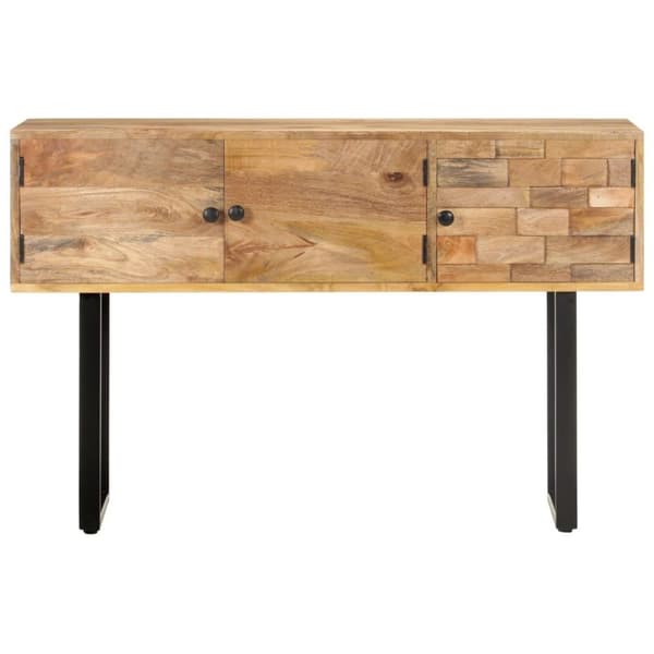 vidaXL skænk 116x35x75 cm massivt mangotræ