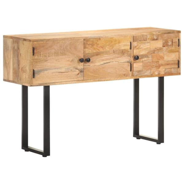 vidaXL skænk 116x35x75 cm massivt mangotræ