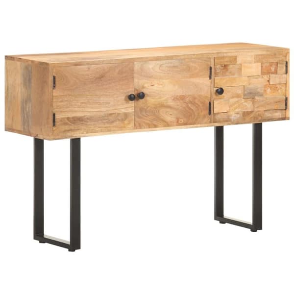 vidaXL skænk 116x35x75 cm massivt mangotræ