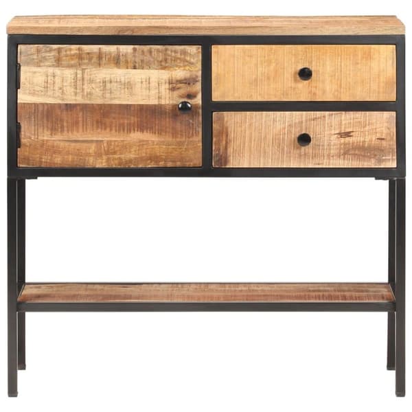 vidaXL Senkki 85x30x80 cm karkea mangopuu