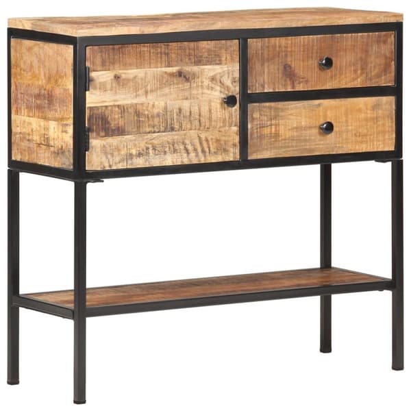 vidaXL Senkki 85x30x80 cm karkea mangopuu