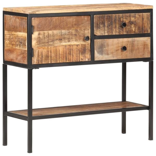 vidaXL Senkki 85x30x80 cm karkea mangopuu