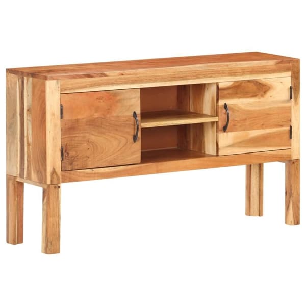 vidaXL Skänk 116x30x66 cm massivt akaciaträ