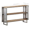 Miniatyrbilde 8 av 10: vidaXL Skjenk 120x30x73 cm heltre mango