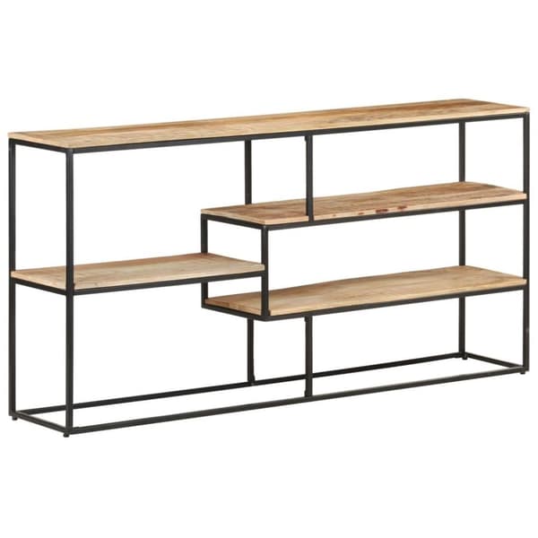 vidaXL Skjenk 150x30x75 cm grovt mangotre