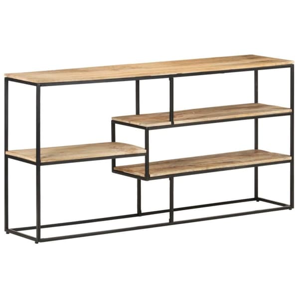 vidaXL Skjenk 150x30x75 cm grovt mangotre