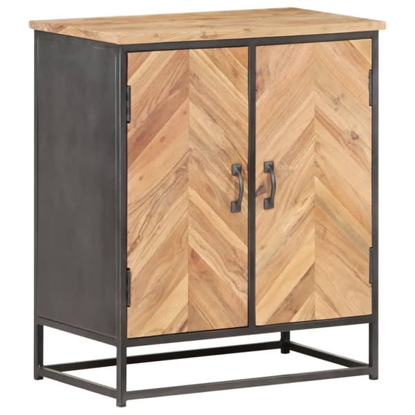 vidaXL Skänk 60x35x70 cm massivt akaciaträ